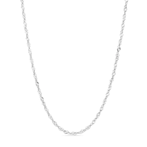 vandfast singapore halskæde i stål  x 2,5 mm  - OCEANA