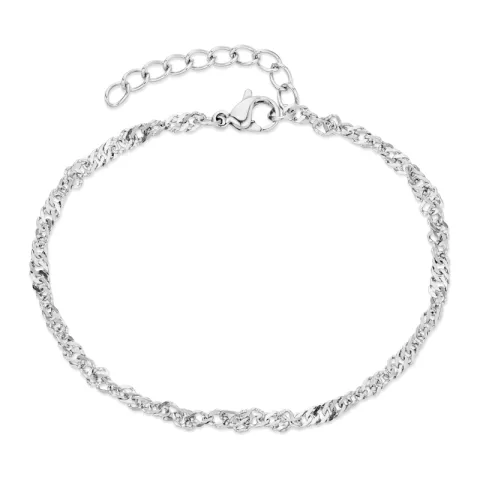 vandfast singapore armbånd i stål  x 2,5 mm  - OCEANA