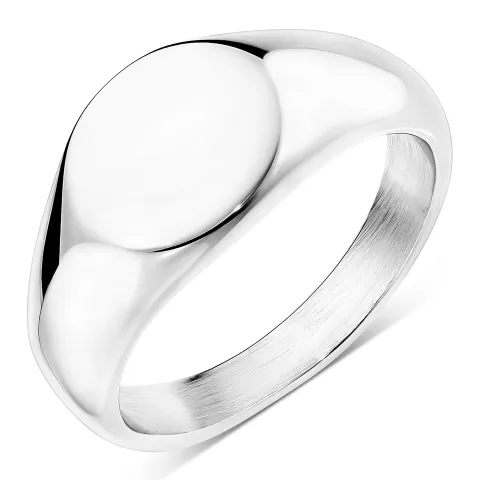 vandfast oval ring i stål