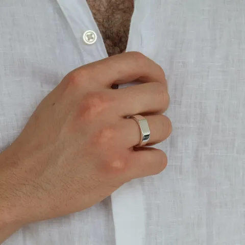 vandfast ring i stål