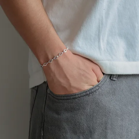 vandfast armbånd i stål  x 5,5 mm 