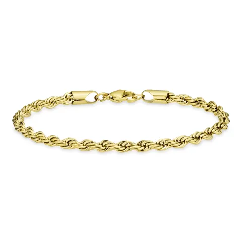 vandfast armbånd i forgyldt stål  x 3,50 mm 