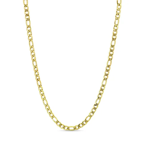 vandfast halskæde i forgyldt stål  x 5,0 mm 