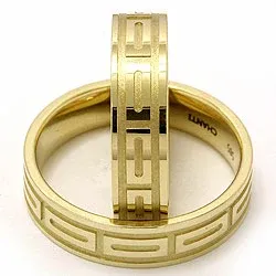 Vielsesringe i 14 karat guld - sæt