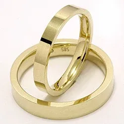 Vielsesringe i 9 karat guld