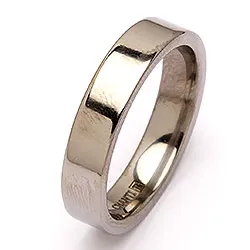 Vielsesring i titanium