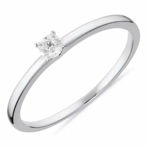 Kollektionsprøve zirkon ring i sølv
