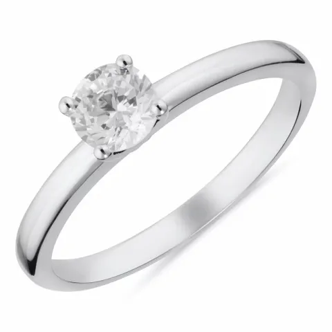 Kollektionsprøve zirkon ring i sølv