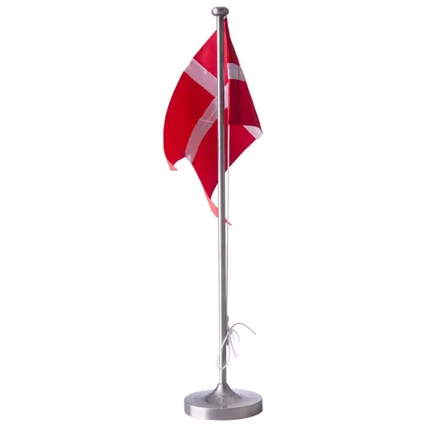 Dåbsgaver: 38,5 cm flagstang i fortinnet  model: 496-013