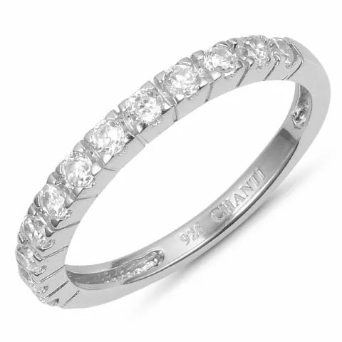 Kollektionsprøve zirkon ring i sølv