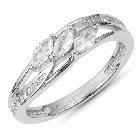 Kollektionsprøve zirkon ring i sølv