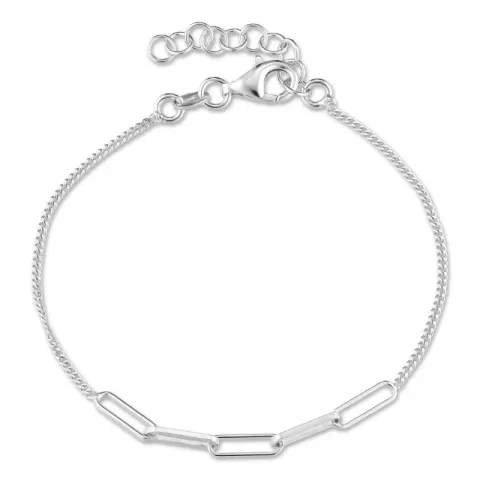 armbånd i sølv 17 plus 3 cm x 3,1 mm