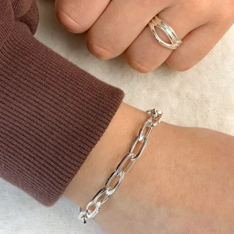 ankerarmbånd i sølv  x 6,7 mm