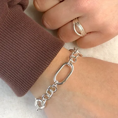 armbånd i sølv x 12,1 mm