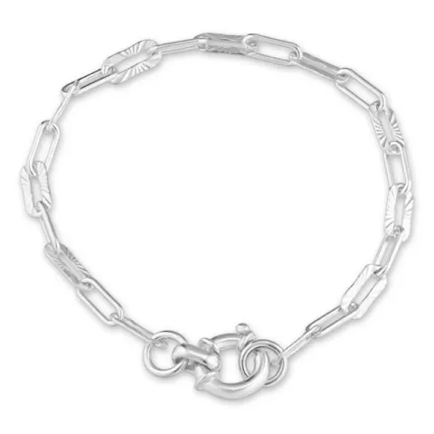 armbånd i sølv 17, 18cm x 3,9 mm