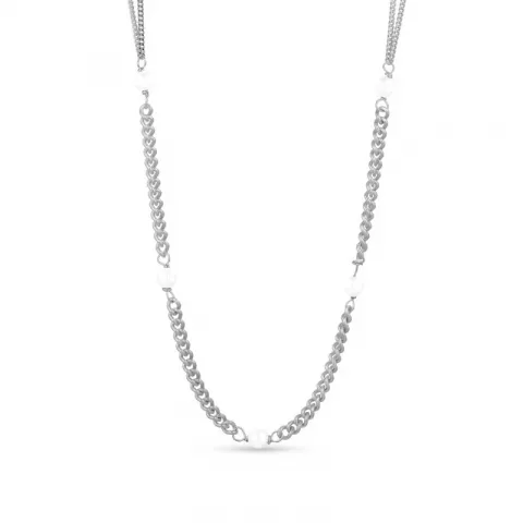 halskæde i sølv 42 plus 3 cm x 2,9 mm