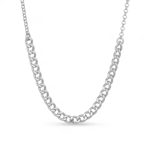 halskæde i sølv 42 cm x 3,8 mm
