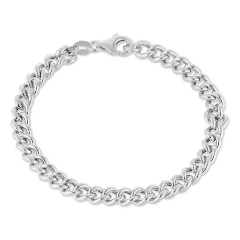 panserarmbånd i sølv 17, 18cm x 5,3 mm