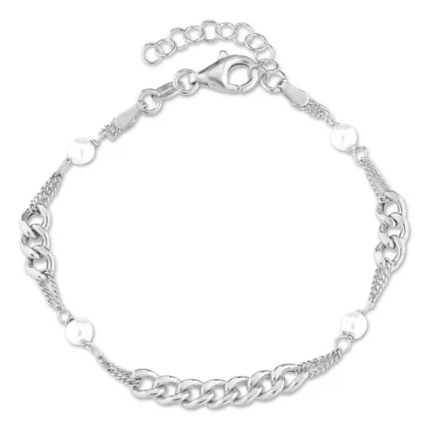 armbånd i sølv 17 plus 3 cm x 4,7 mm