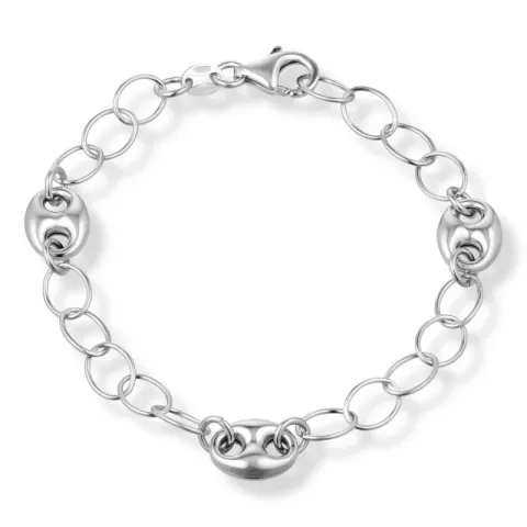 armbånd i sølv 17, 18cm x 7,8 mm