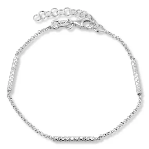 armbånd i sølv 17 plus 3 cm x 2,0 mm