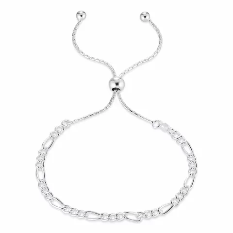Figaroarmbånd i sølv x 3,6 mm