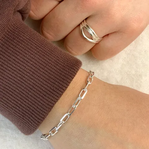 armbånd i sølv x 4,1 mm