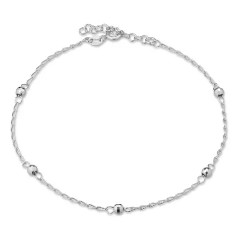 ankelkæde i sølv 24 plus 3 cm x 3,8 mm