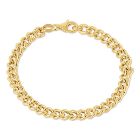 panserarmbånd i forgyldt sølv x 5,3 mm