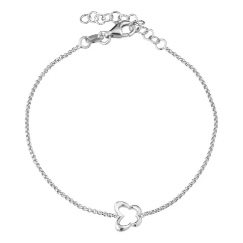 sommerfugl armbånd i sølv med vedhæng i sølv