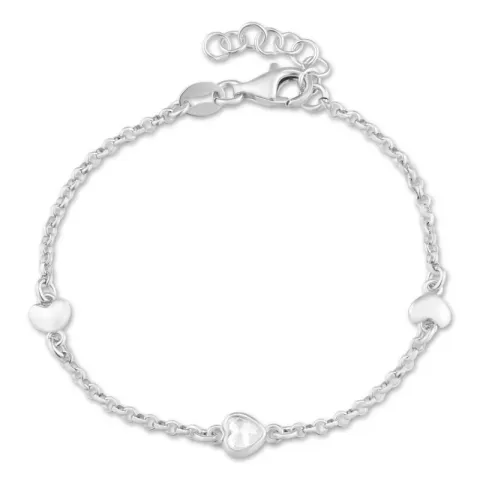 børnearmbånd i sølv med vedhæng i sølv