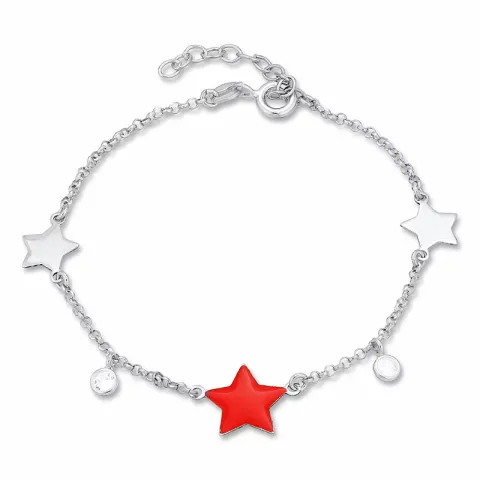stjerne armbånd i sølv med vedhæng i sølv