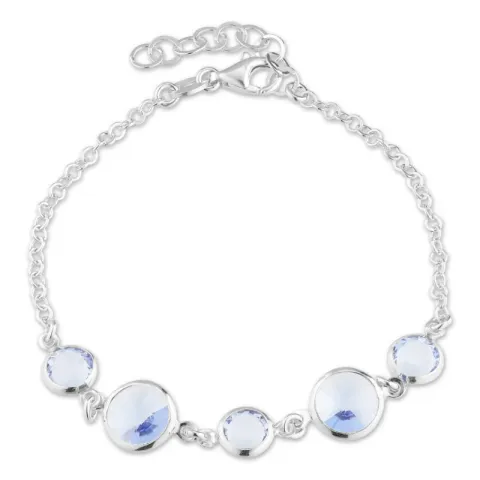 armbånd i sølv med vedhæng i sølv