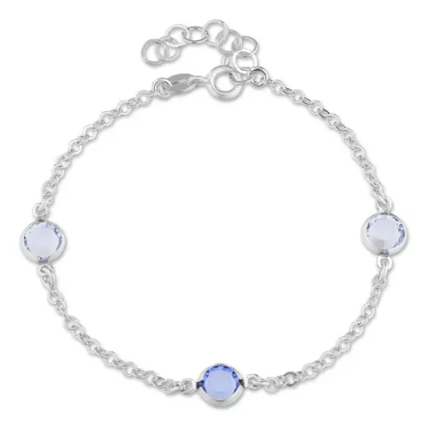 rund armbånd i sølv med vedhæng i sølv