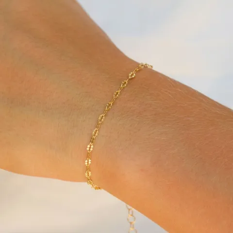 armbånd i forgyldt sølv  x 