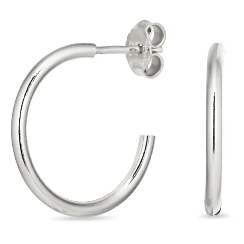 20 mm halvcreoler i sølv