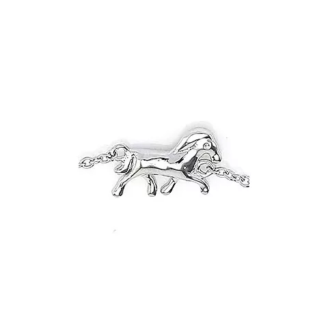 Heste armbånd i sølv med hest i sølv