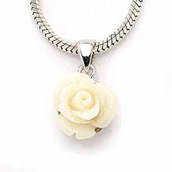 Rose Beauty vedhæng i sølv