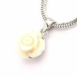 Rose Beauty vedhæng i sølv
