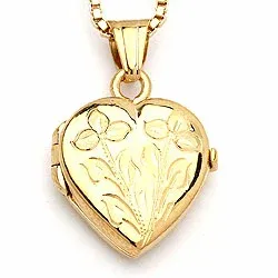 Kollektionsprøve medaljon i forgyldt sølv