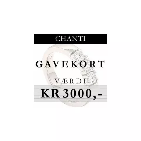 Gavekort til CHANTI.DK