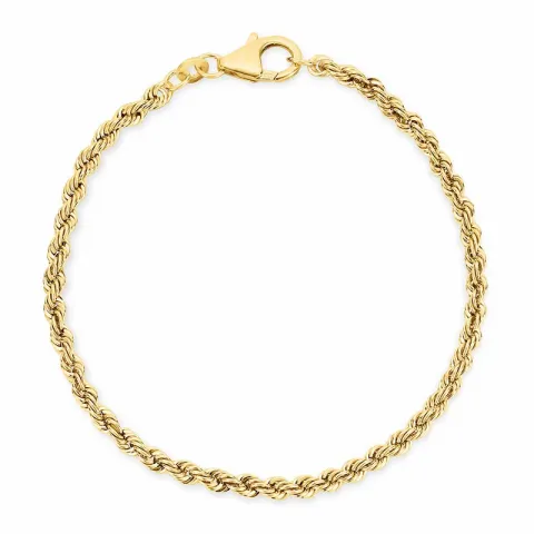 BNH cordelarmbånd i 8 karat guld 17 cm x 3,2 mm