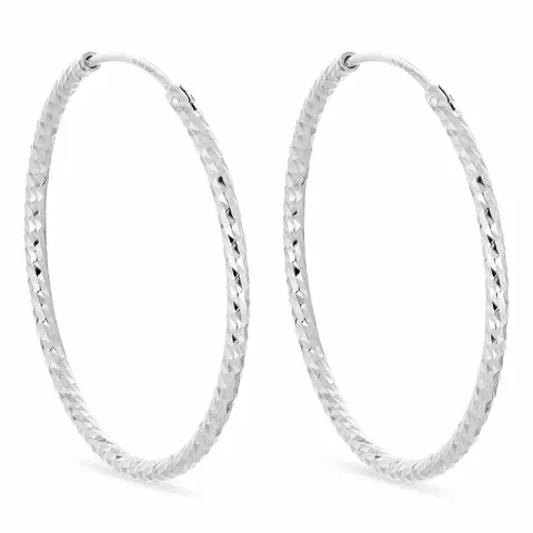 30 mm BNH creoler i sølv