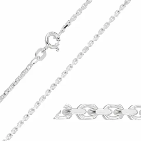 BNH Anker facet armbånd i sølv 17 cm x 1,4 mm