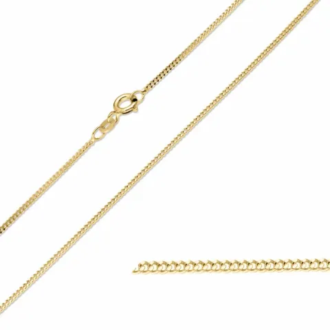 BNH panserkæde i 8 karat guld 38 cm x 1,3 mm