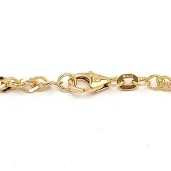 BNH singaporearmbånd i 14 karat guld 17 cm x 2,3 mm