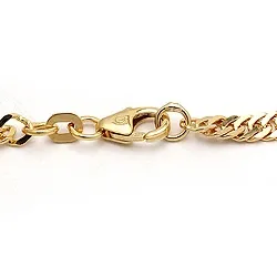 BNH singaporearmbånd i 14 karat guld 18,5 cm x 3,5 mm