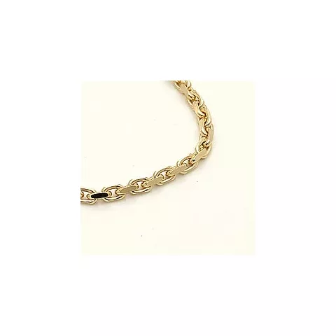 BNH Anker facet halskæde i 8 karat guld 38 cm x 1,4 mm