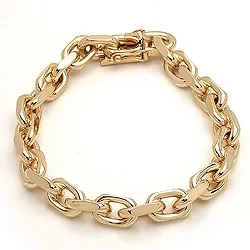 BNH Anker facet armbånd i 8 karat guld 18,5 cm x 8,0 mm