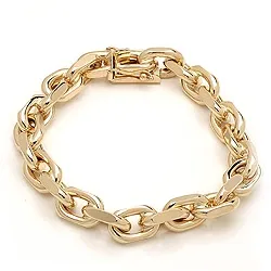 BNH Anker facet armbånd i 8 karat guld 18,5 cm x 9,0 mm